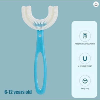 فروشگاه علی آوا470,000 ریالمسواک کودک چرخشی تمام سیلیکونی طراحی U شکل|سلامت و زیبایی